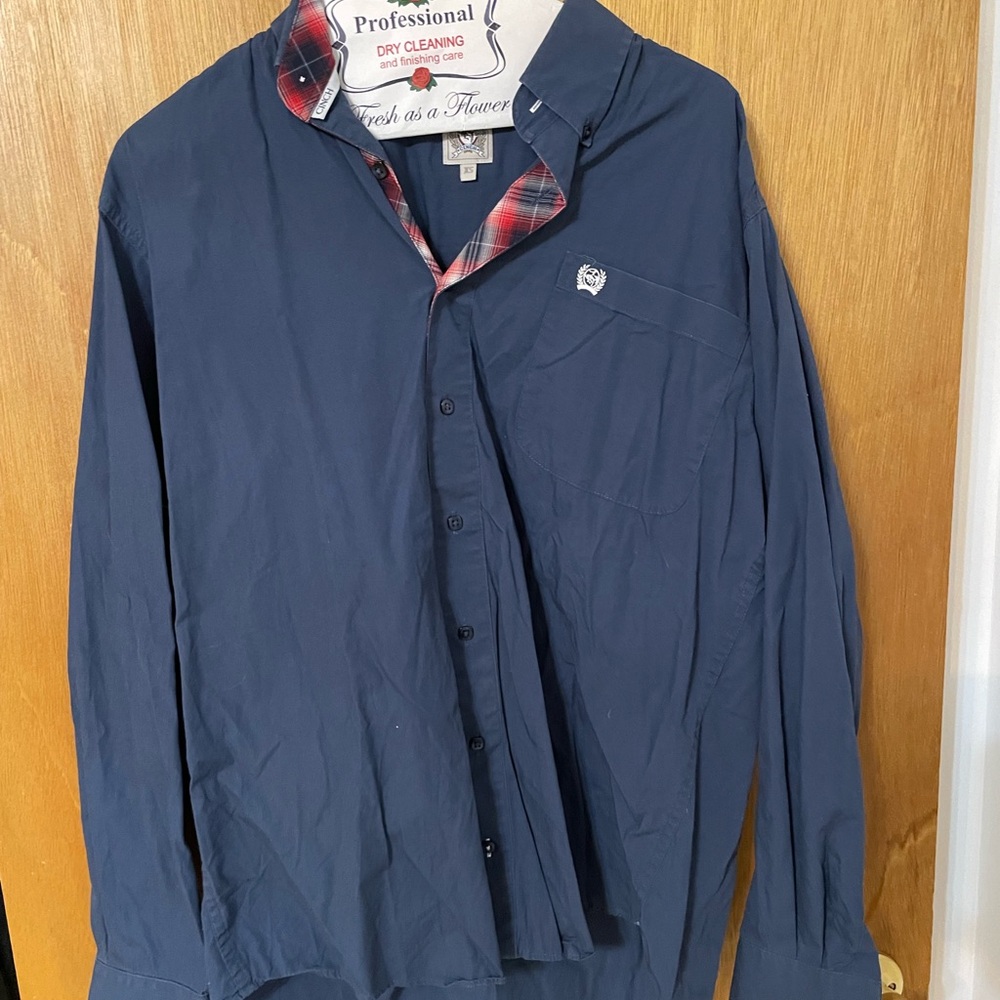 Blue men’s cinch shirt